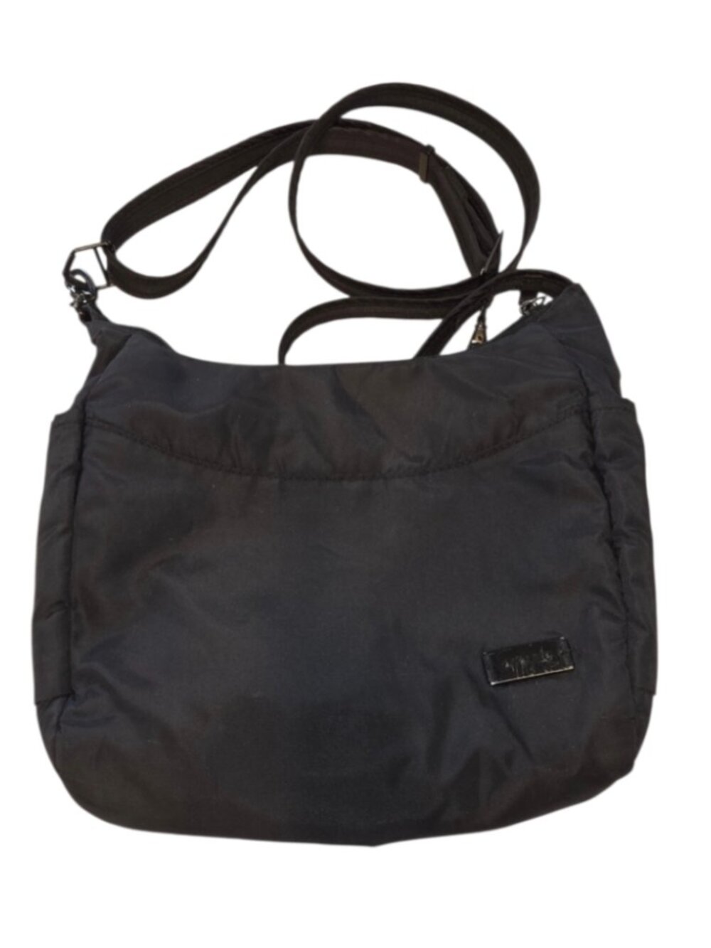 Pacsafe Citysafe 100 Black Anti-Theft Messenger Shoulder Bag Purse Crossbody